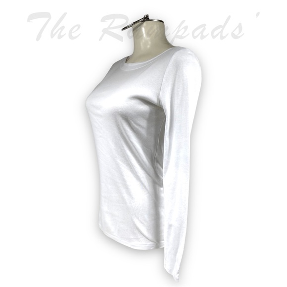 Gap Solid White Long-sleeve T-shirt Size Women’s Small - Picture 4 of 7